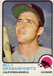 1973 Topps Baseball Cards      301     Billy Grabarkewitz